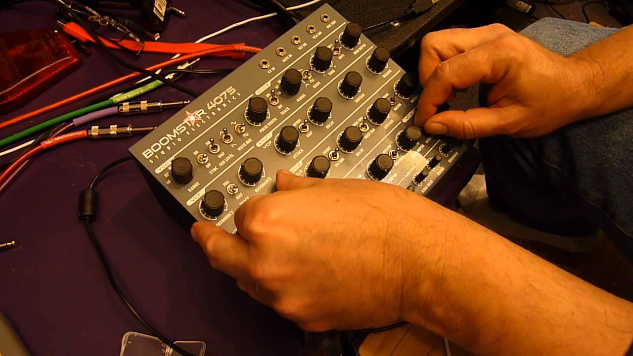 Drummed Up Basses - Studio Electronics Boomstar 4075 Drums and Basses by Drew Neumann