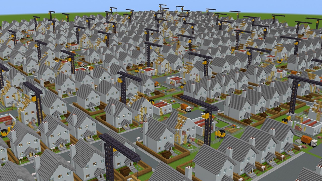 How to Build a Brand New Neighourhood In Minecraft