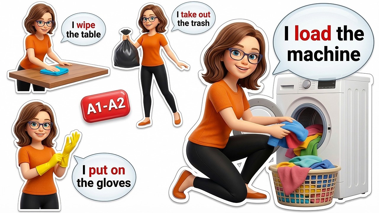 30 Daily Use English Sentences: Cleaning the House | Speaking Practice