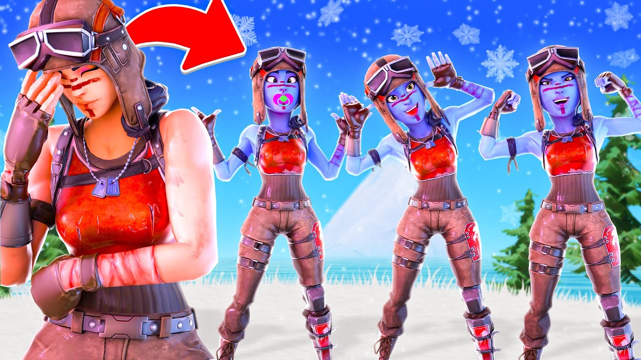 I Let The Youngest Squad STEAL My Renegade Raider And Win A Fashion Show..