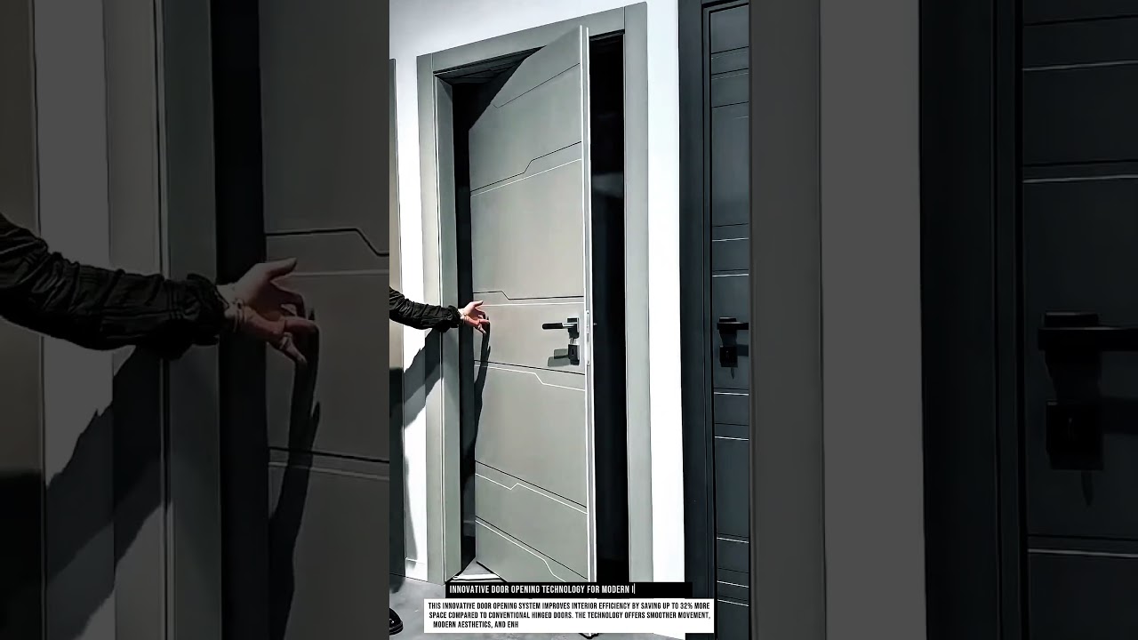 Innovative door opening technology for modern interior design