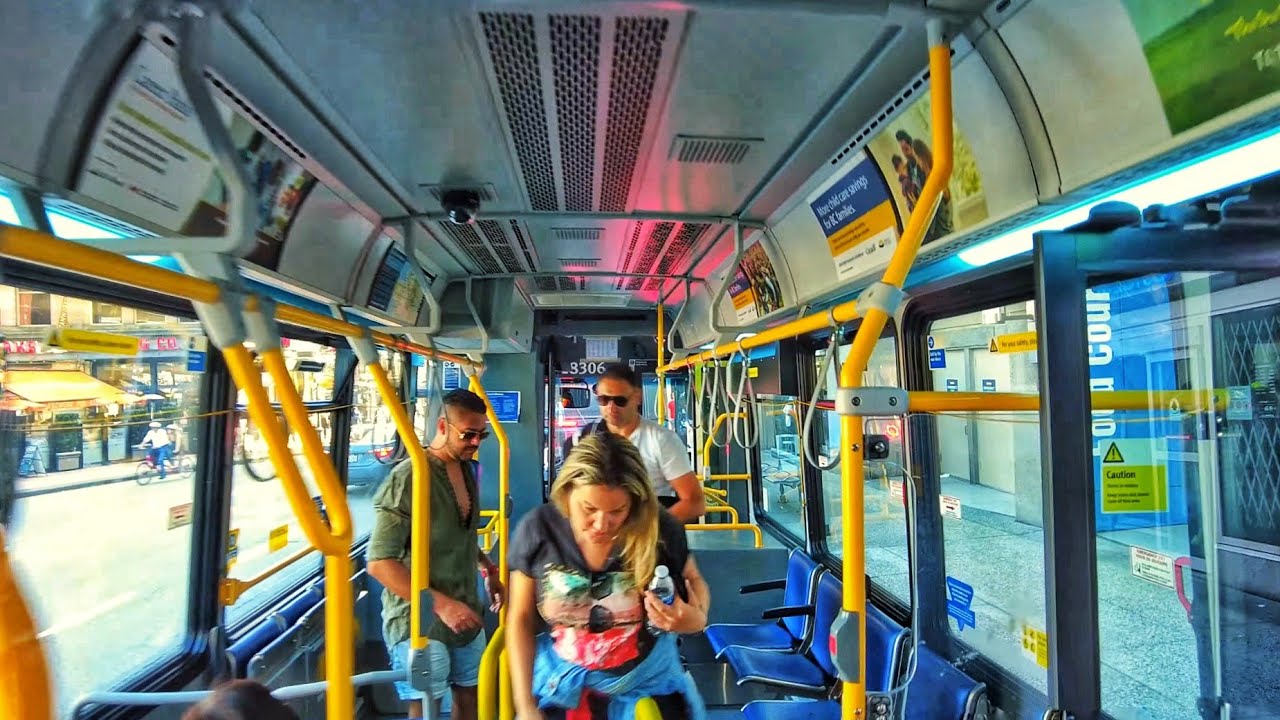 Vancouver Ride  - TransLink Bus 050 Bus, Granville Island to Waterfront Station