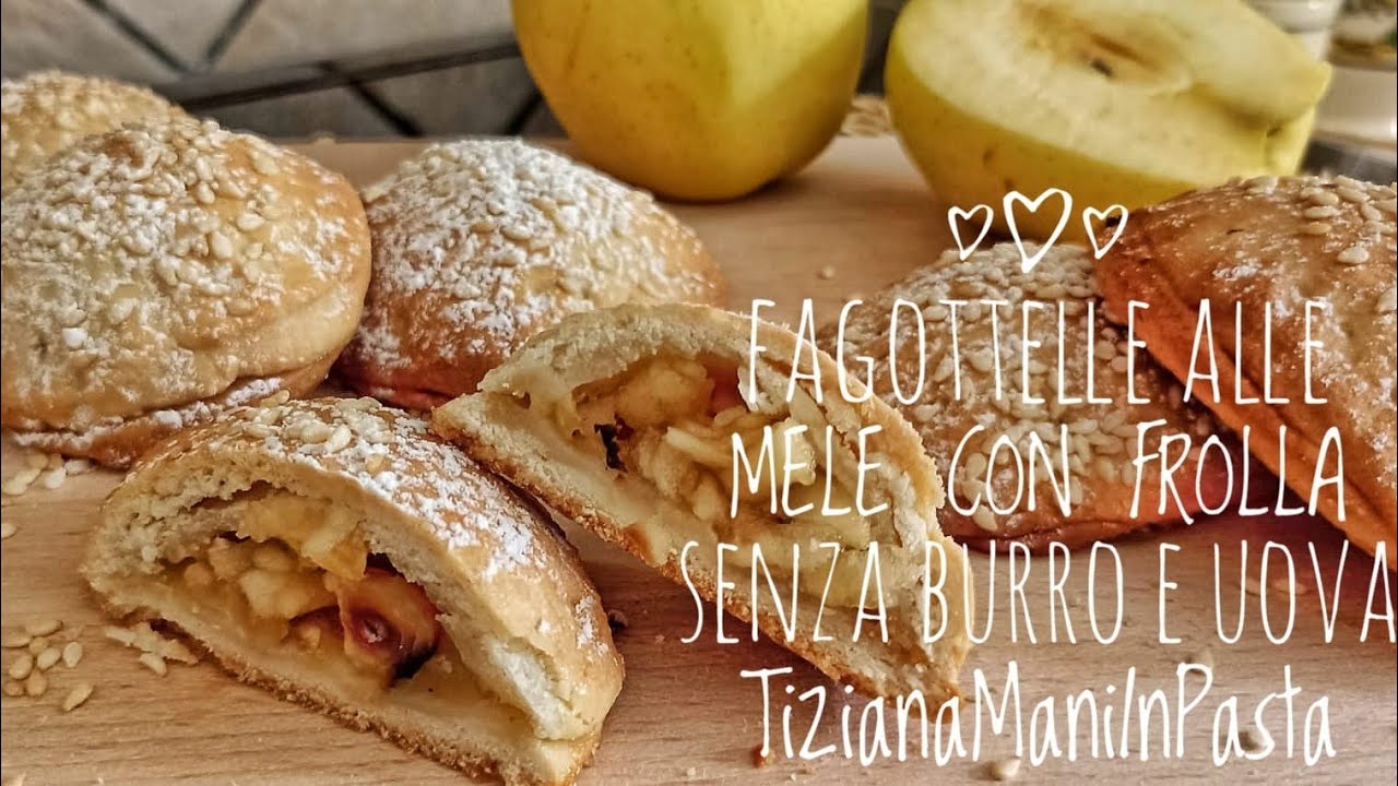 SACCOTTELLE ALLE MELE - CON FROLLA SENZA UOVA E SENZA BURRO