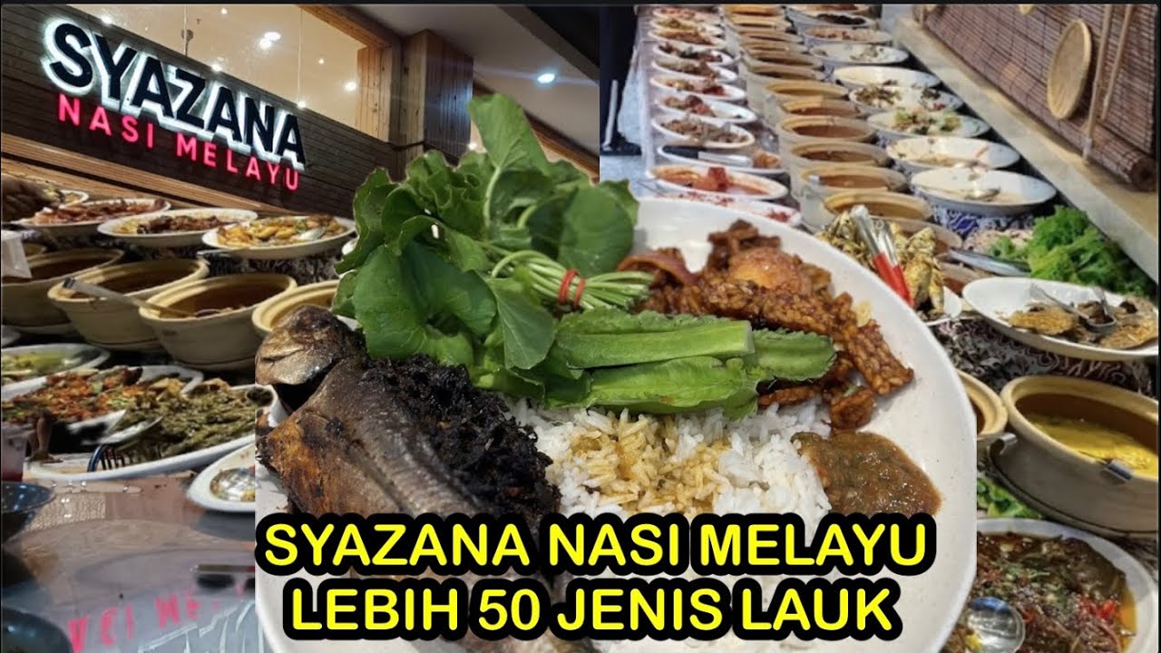 Syazana Nasi Melayu Penang Times Square Georgetown ! MALAYSIA FAMOUS MALAY FOOD. #foodlover