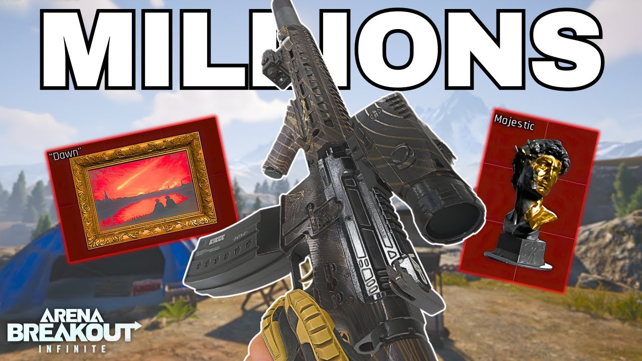 MAKING MILLIONS WITH FULLY MODDED M16  | Arena Breakout Infinite