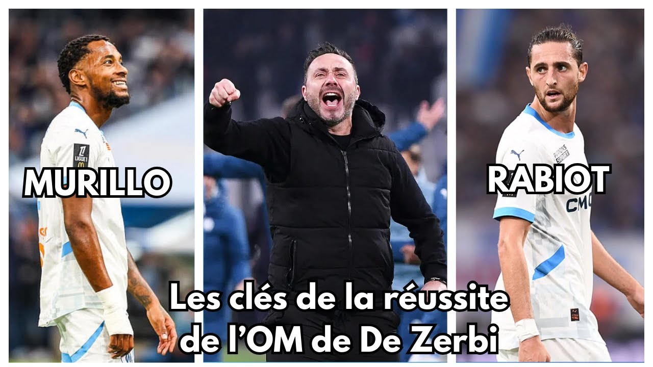 MURILLO et RABIOT, les clés tactique de la REUSSITE DE ZERBI à l'OM
