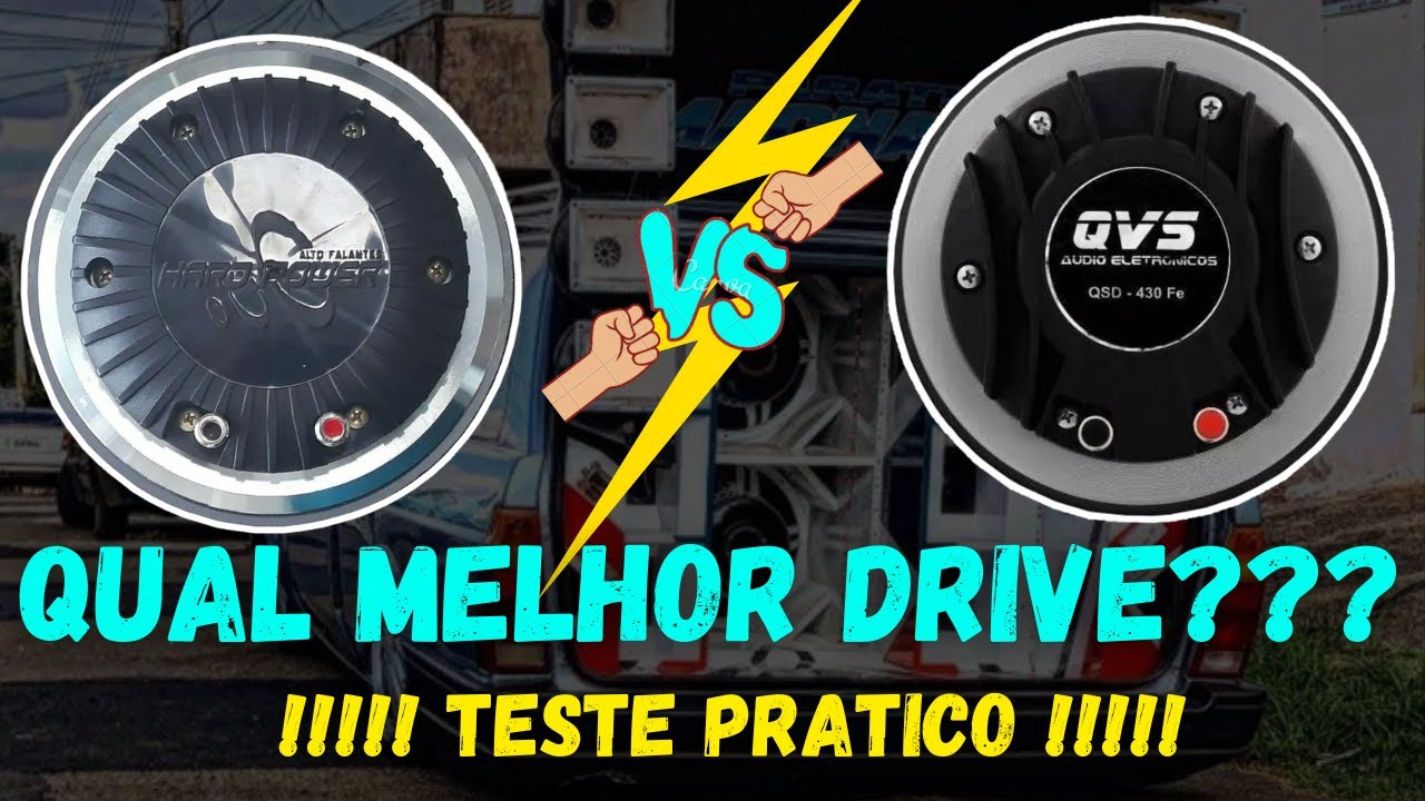 HARD POWER DF 450 vs QVS 430fe!! QUAL MELHOR CORNETA??? TESTE PRATICO