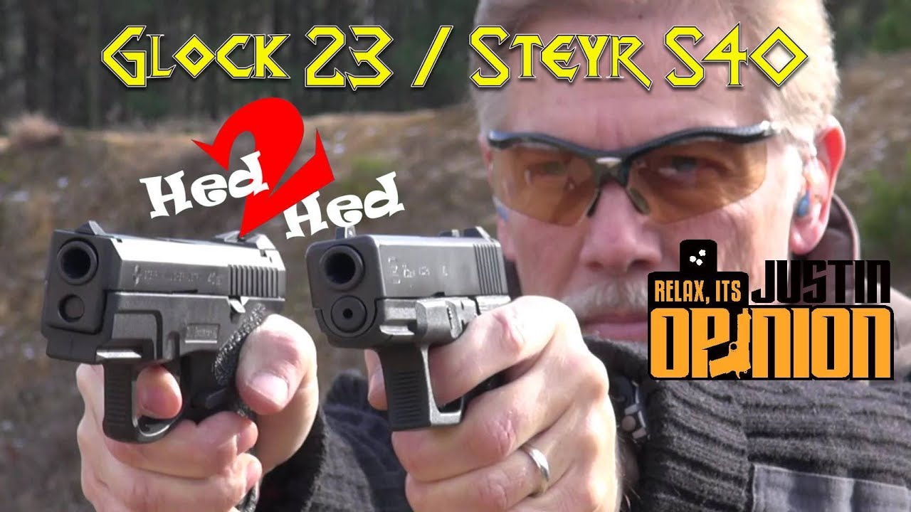 Steyr S-40 против Glock 23
