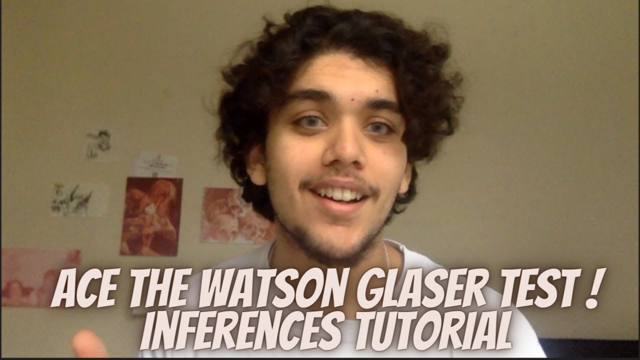 How to ACE the Watson Glaser Test : Inferences