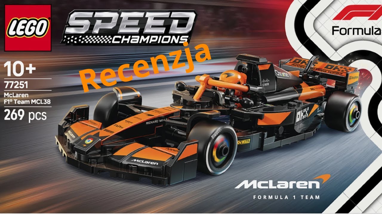 Lego Speed Champions Bolid F1 McLaren Team MCL38 77251