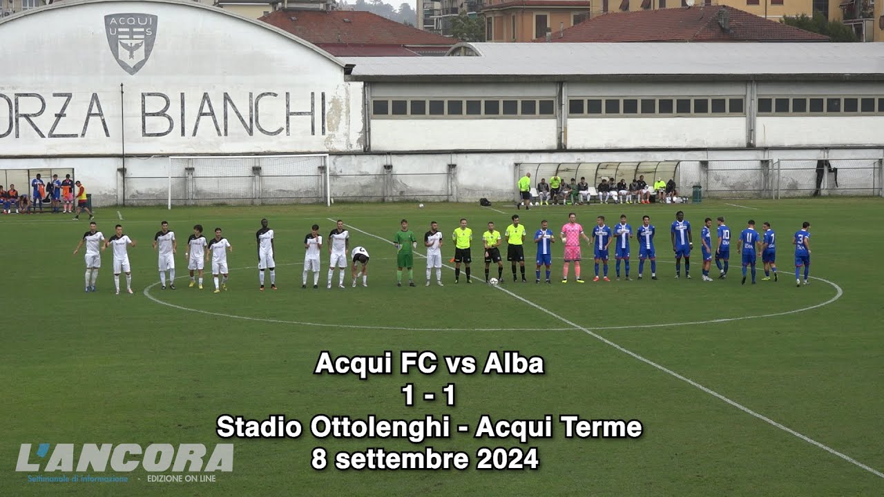 Calcio - Acqui FC vs Alba 1 - 1 (8 settembre 2024)