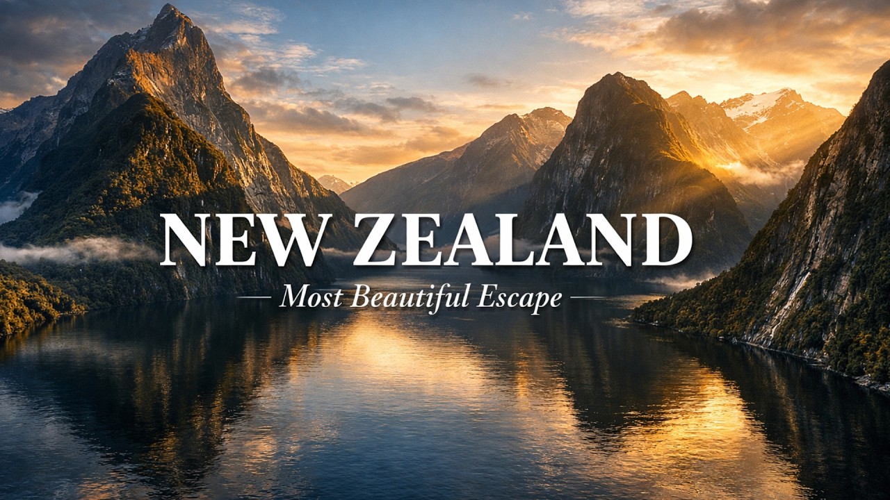 The Most Beautiful Places in New Zealand 🇳🇿 | 4K Aerial Nature Film