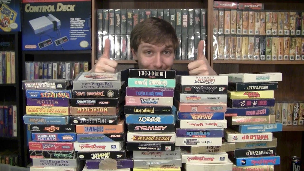 BOXED NES GAME MEGA HAUL! 120+ BOXED NINTENDO GAMES - bizzNES17