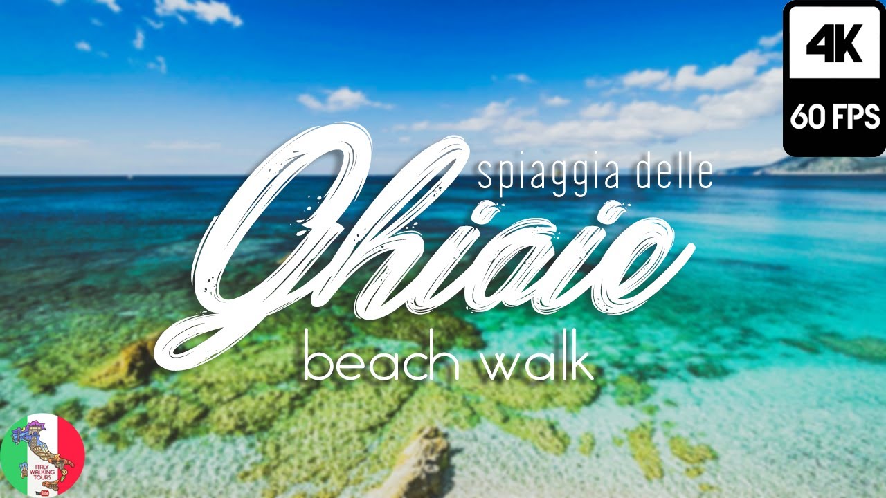 【4K】 SPIAGGIA delle GHIAIE beach walk 