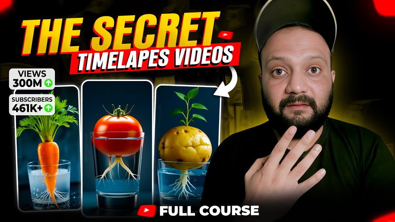 Secret Way to Make Vegetable Germination Timelapse with AI 🔥
