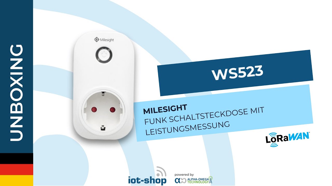 🇩🇪 Unboxing | Milesight WS523 LoRaWAN 868 Strommesser