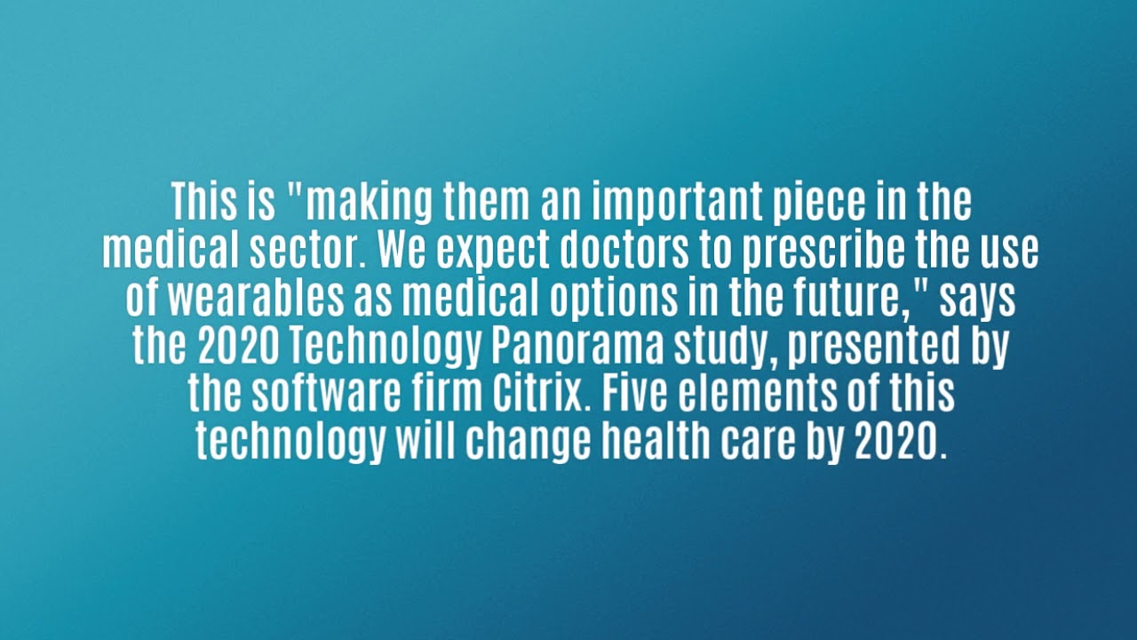 Patrick Leyseele  - 5 Technologies that will change the health sector in 2020