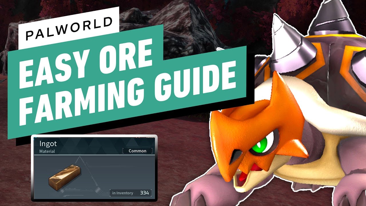 Palworld: Easy Ore and Ingot Farming Guide