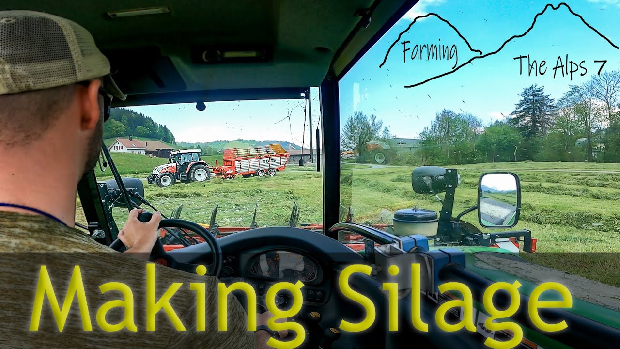 Pickling grass, making silage in Switzerland. (Farming The Alps #7)