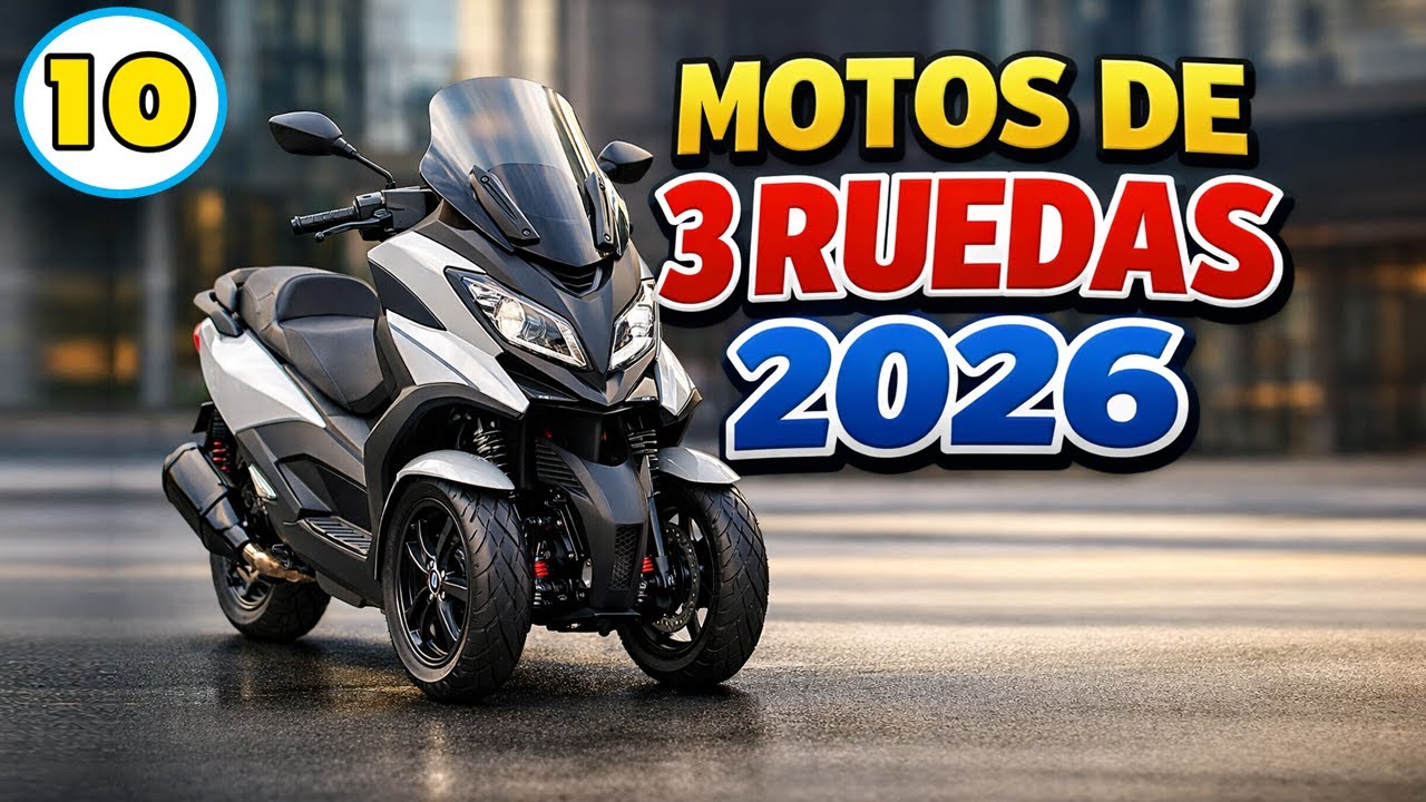 ➤ Nuevas MOTOS de 3 RUEDAS en 2026 👉 &iquest;Cu&aacute;l Merece la Pena? Todos los Modelos que hay #motos3ruedas
