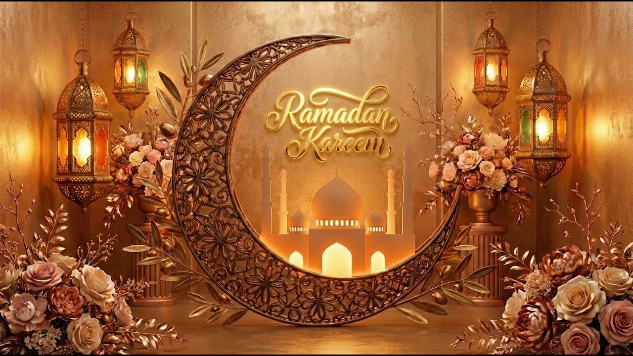 Ramadan Kareem 🌙 | Luxurious Islamic Background Ambience 2026 أجواء | خلفية شاشة إسلامية