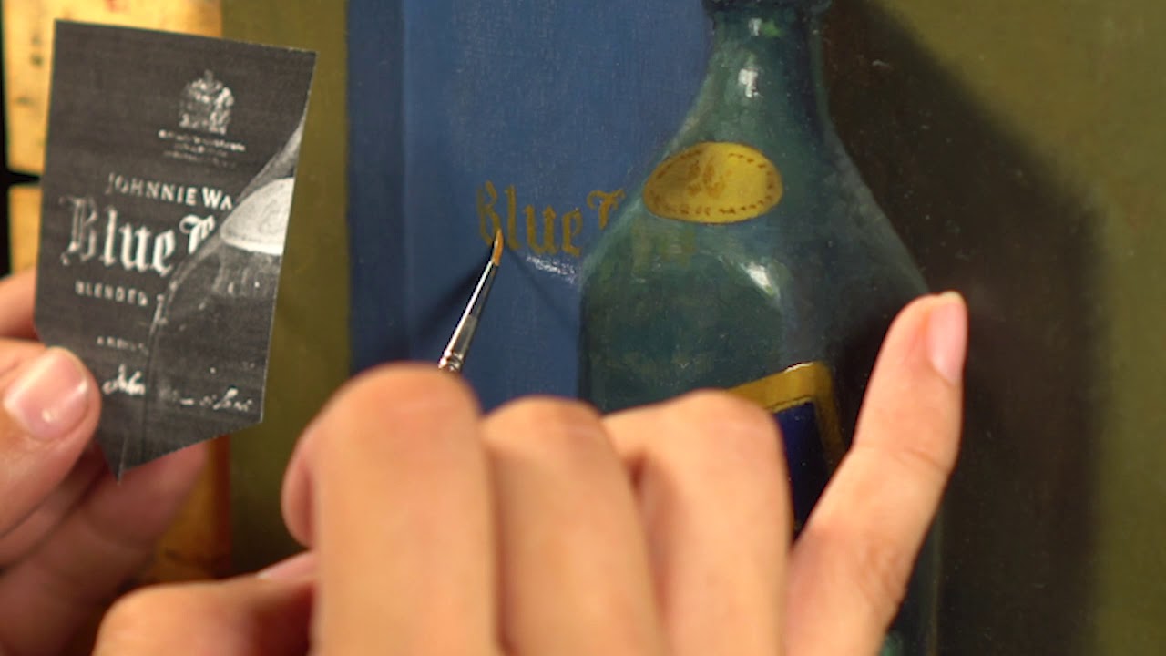 Adding Lettering to a Painting