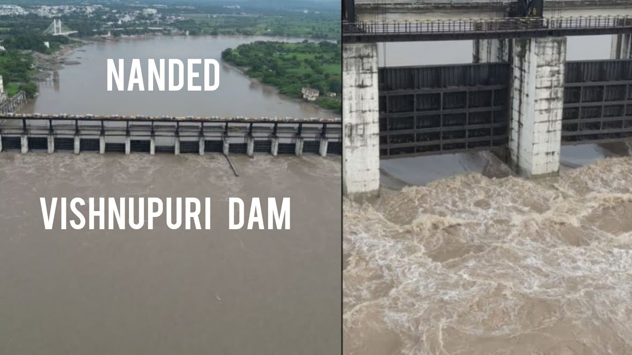 Nanded vishnupuri Dam 🤯@SDKKHAN777 @Ziddi_sameer_04