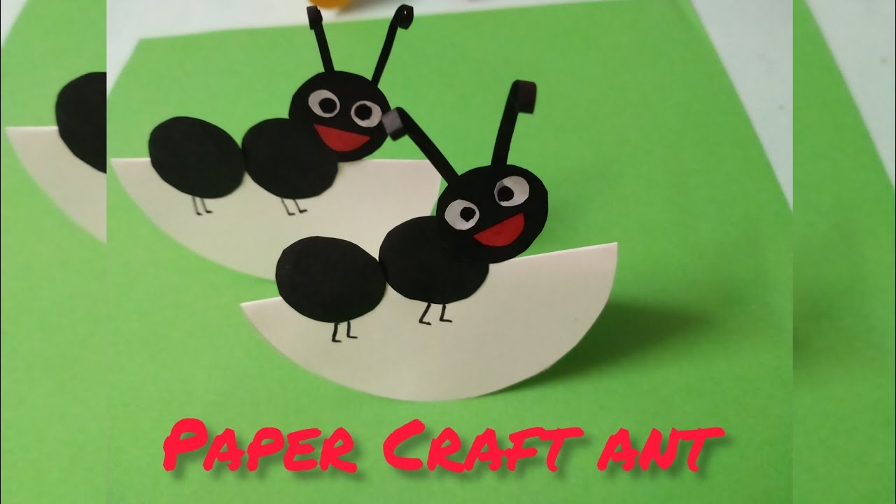 Paper Craft Ant / New Ideas & Tricks/ Very Easy & Looking Like A Wow #craft #craftideas