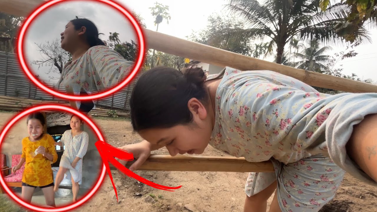 Village life | first rain in our village 🌧️ | 2 days without mom 🥹 | game gone wrong 🤬