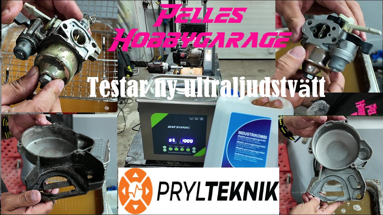 Testar ultraljudstvätt från Prylteknik