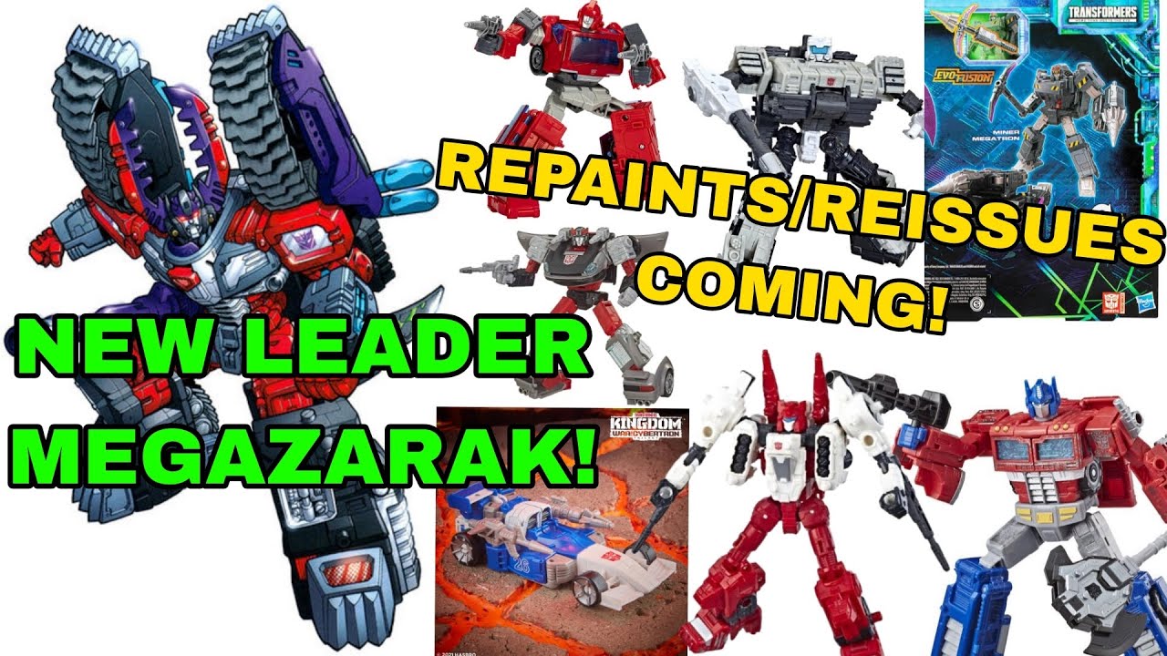LISTINGS LEAKED! Transformers Megazarak, Ironhide, Mirage, Bluestreak 3 PACK! MORE Energon Repaints!