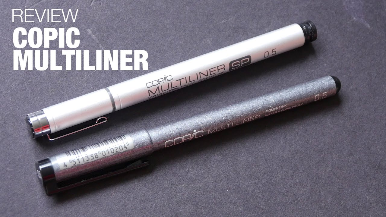 Обзор: ручки Copic Multiliner и SP