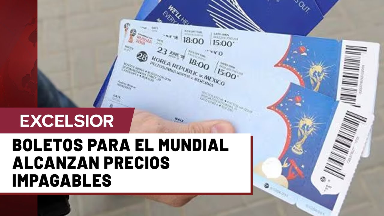 &iquest;Mundial para ricos? Boletos para el Mundial en reventa por las nubes