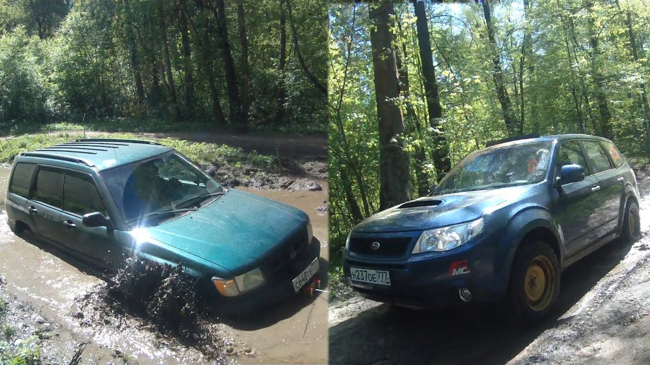 Subaru Forester SF vs. SH offroad