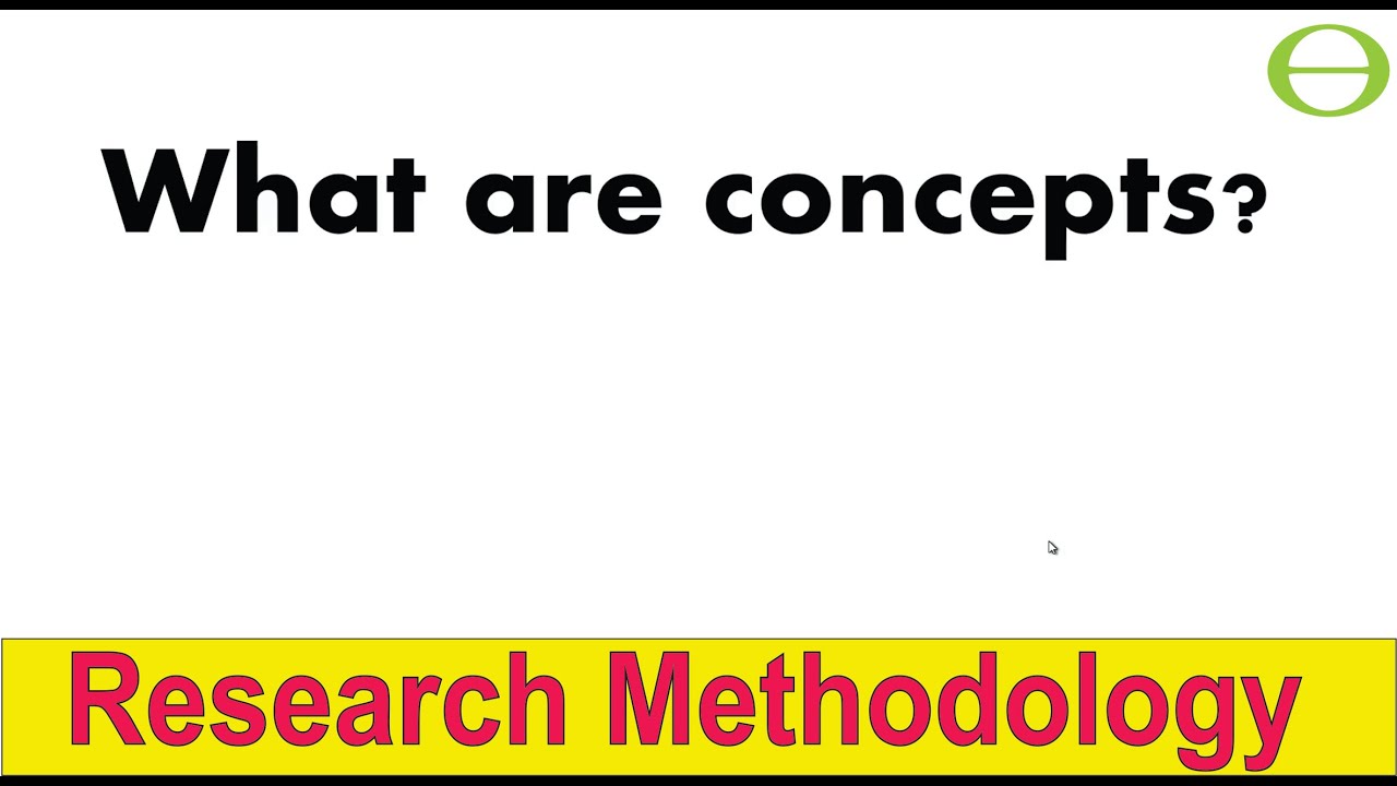 What are Concepts? Lecture