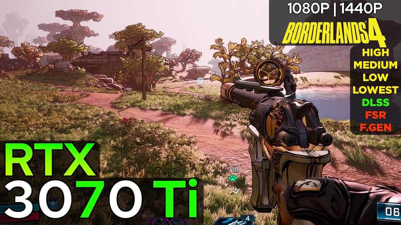 Borderlands 4 - RTX 3070 Ti (1080p/1440p)