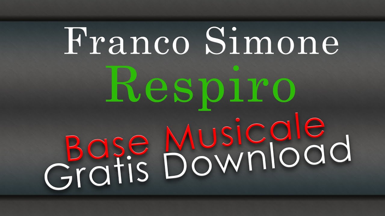 Base musicale - Respiro - Franco Simone | Piano, Strings & Guitar | by Gadrip FREE DOWNLOAD