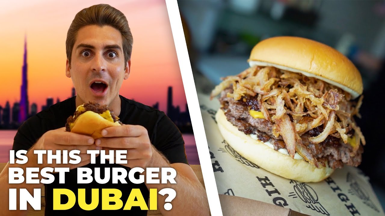 🤩 WE REVIEW DUBAI'S 2022 BURGER OF THE YEAR | HIGH JOINT #dubaifoodvlogs #dubaifoodtour #dubaifood