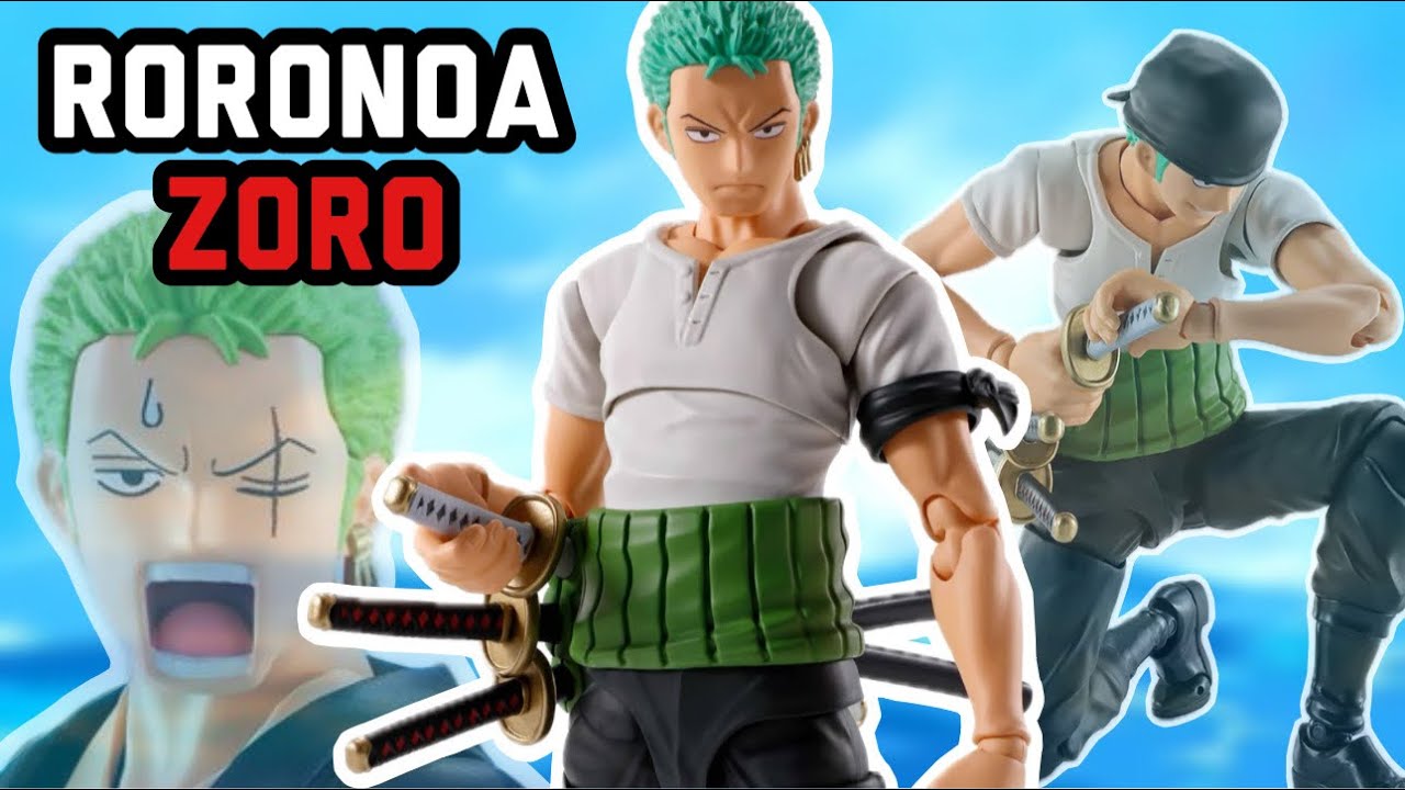 SH Figuarts One Piece Roronoa Zoro Romance Dawn Action Figure Review Tamashii Nations Bandai