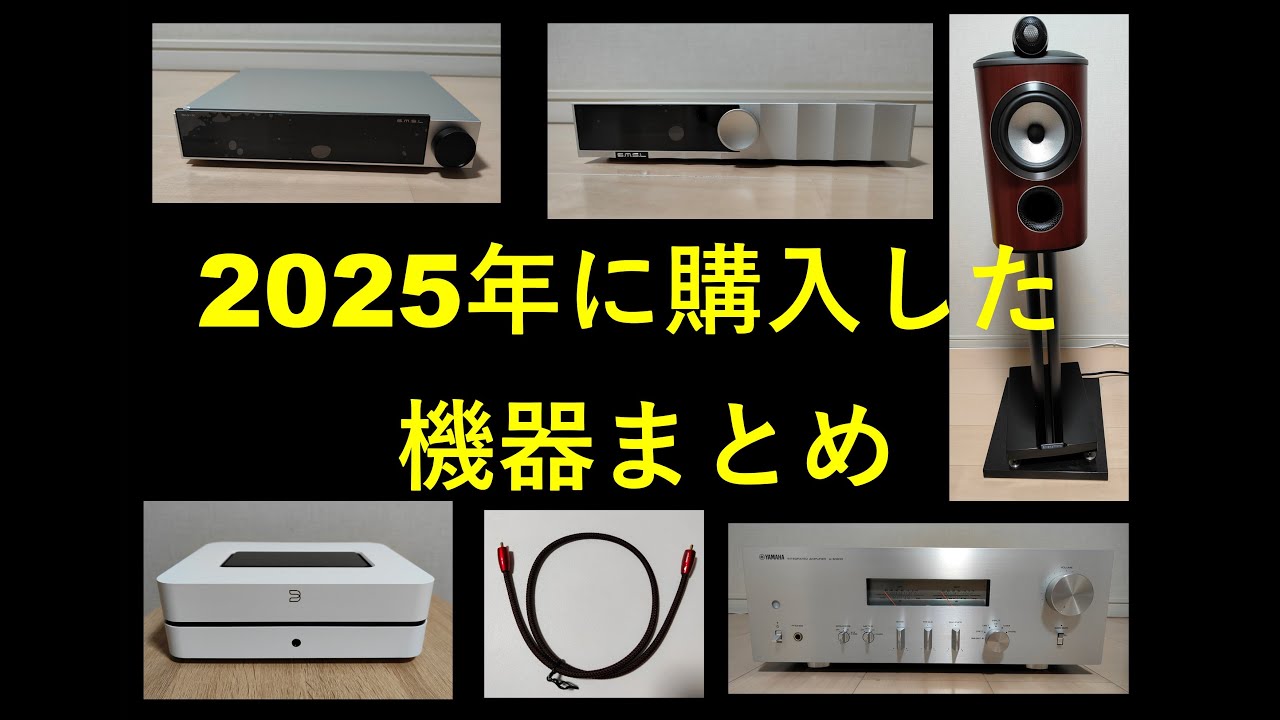2025年に購入したオーディオ機器の振り返り
