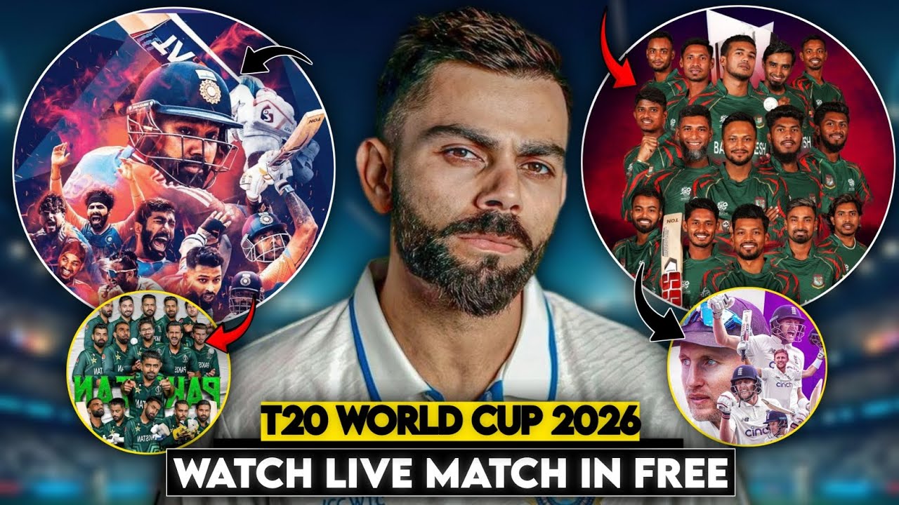 T20 World Cup 2026 LIVE FREE 🏏 | Aaj Ka Match Free Kaise Dekhe?