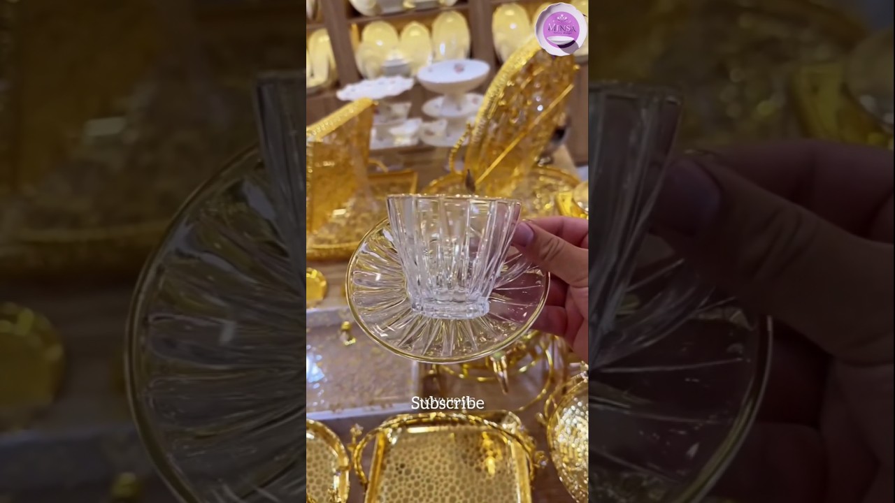 Generic Glass Glitter (Product Information): #review #crockery #teacups #glassware #shorts