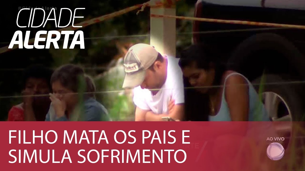 Filho mata os pais a tiros de espingarda e finge choro em velório