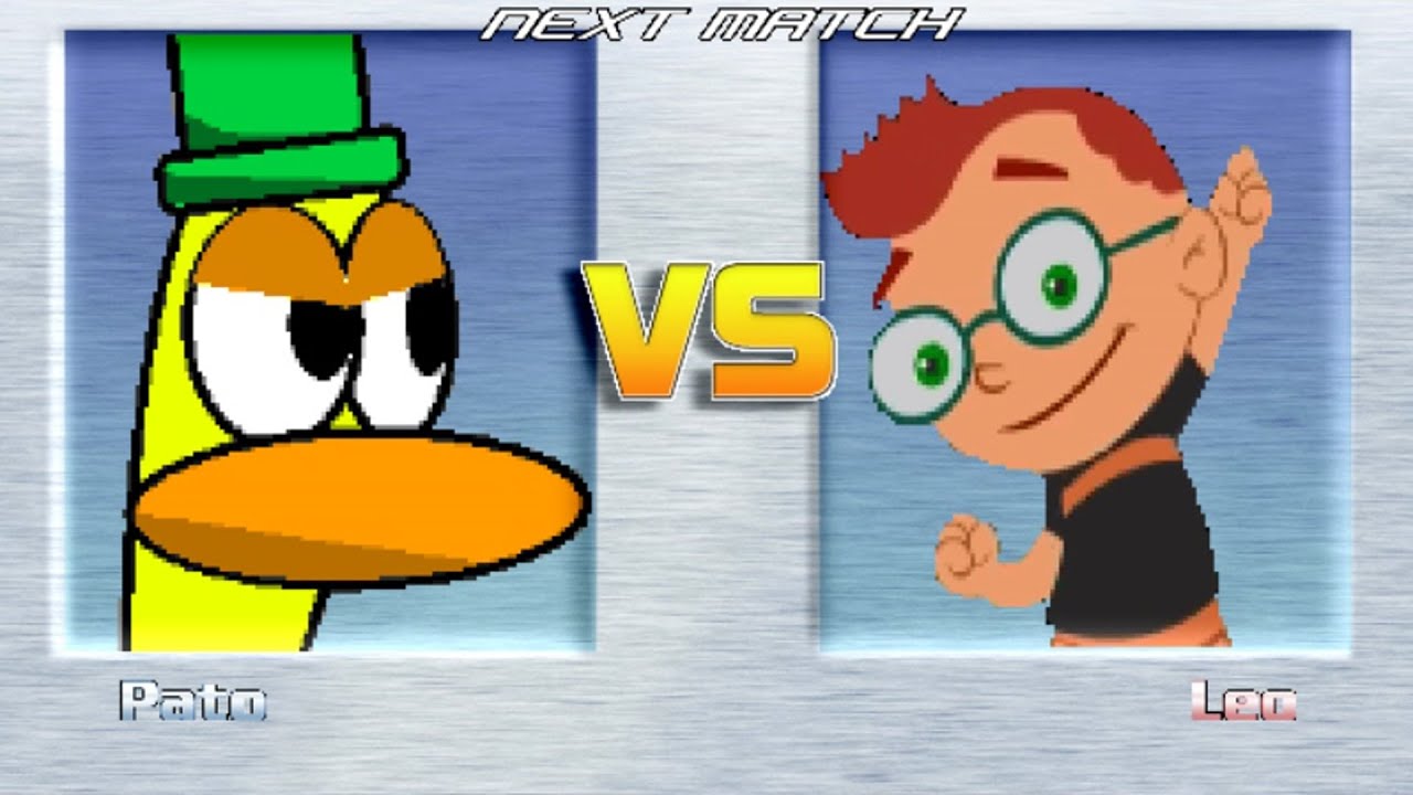 M.U.G.E.N BATTLES | Pato vs Leo | Pocoyo vs Disney's Little Einsteins