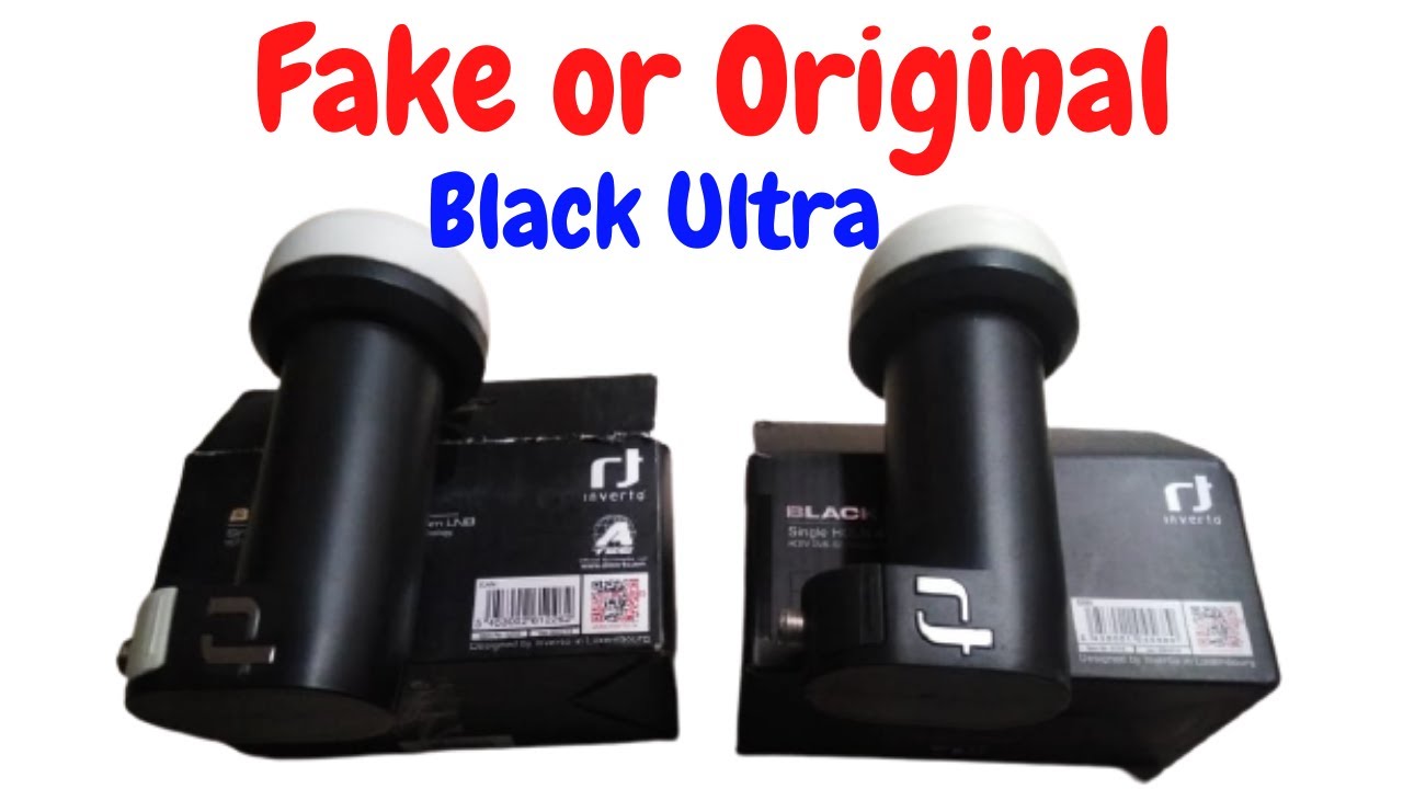 Black Ultra Original or A Plus Copy Difference