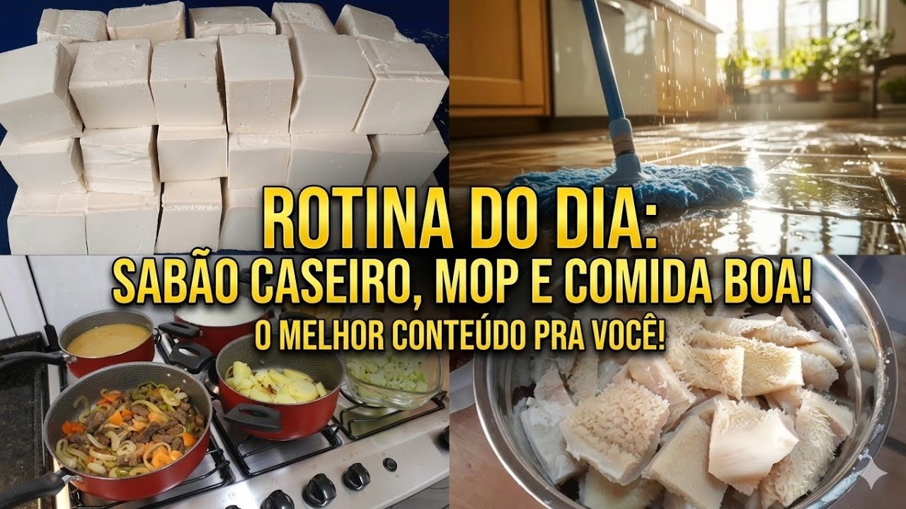 #ROTINA DE UMA DONA DE CASA BEM CANSATIVO MAS CONSEGUIR!