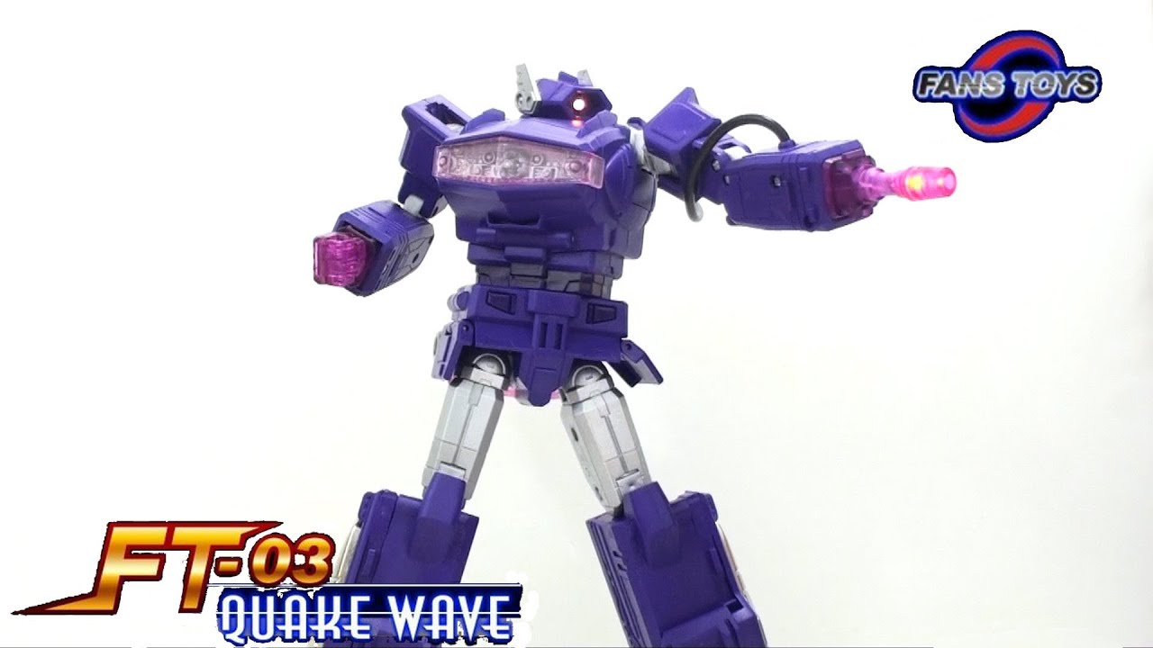 Video Review of the Fans Toys: FT-03 Quake Wave (aka MP Shockwave)