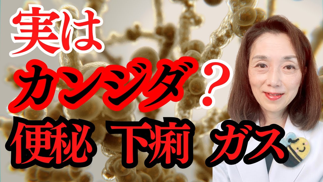 実はカンジダ？便秘、下痢、ガス