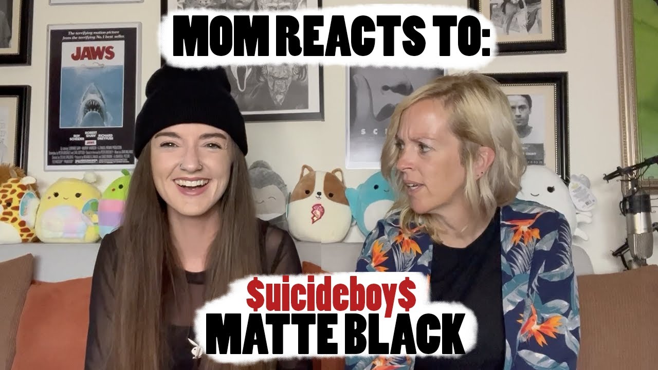 Mom Reacts to $UICIDEBOY$ - MATTE BLACK