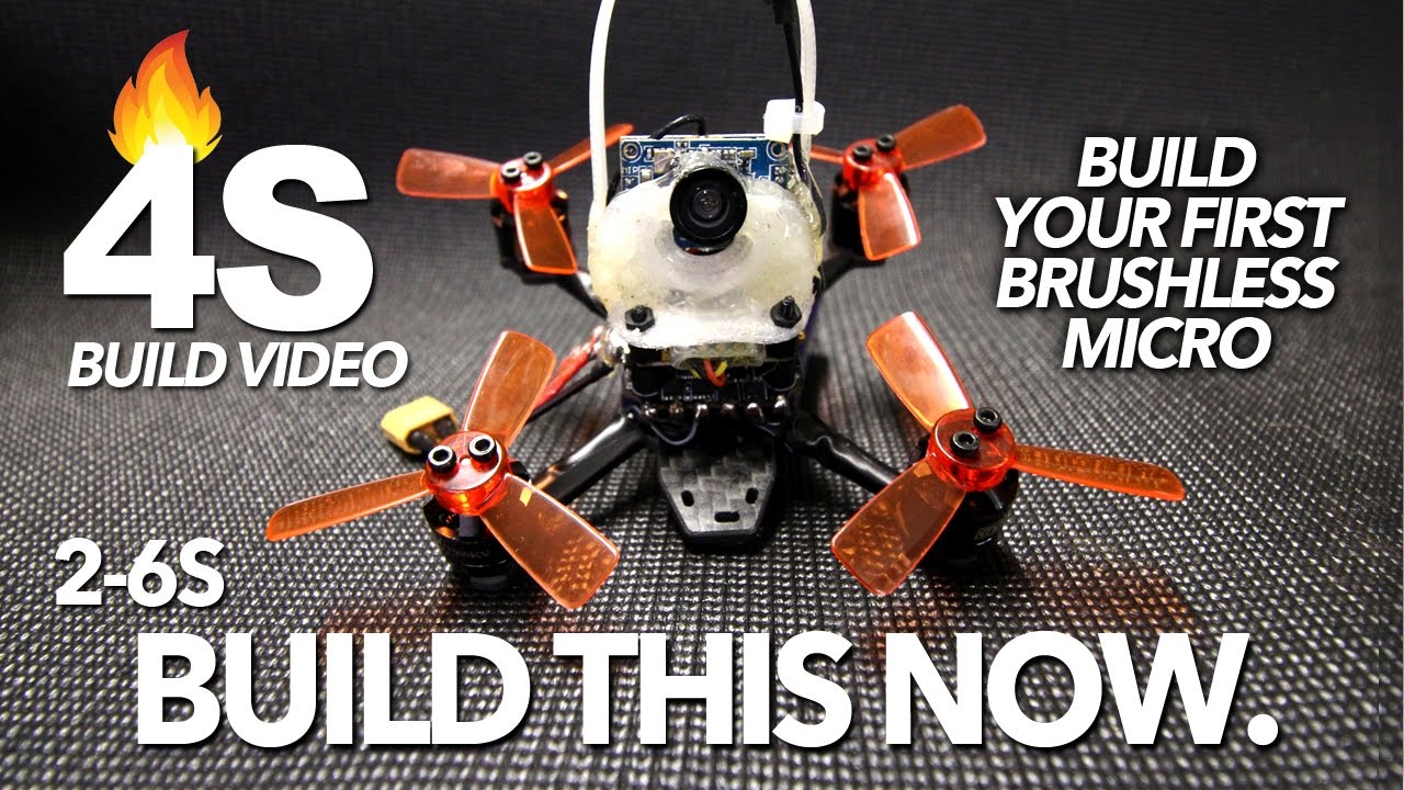 4S BRUSHLESS MICRO - BUILD VIDEO & FLIGHT
